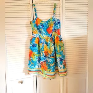 NWOT Boston Proper Tropical Flower Dress